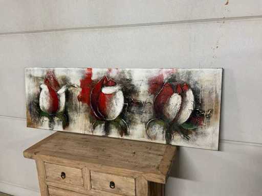 Wanddekoration auf Leinwand