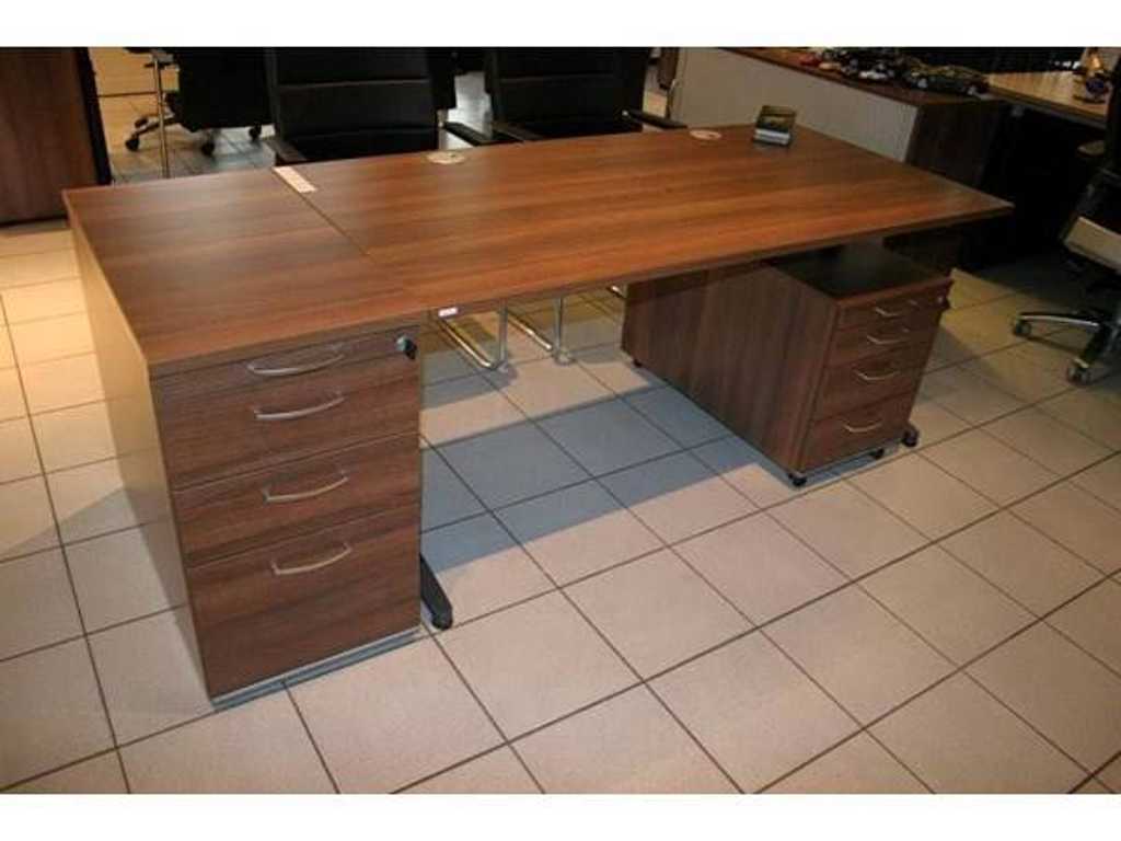 Desk Steelcase with Fixed Drawer Unit