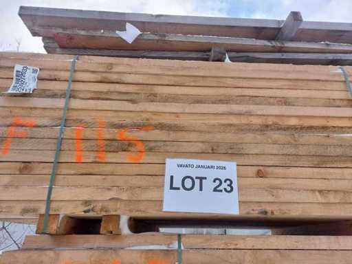 Cls Houten Kepers 6000x225x48mm 75 stuks