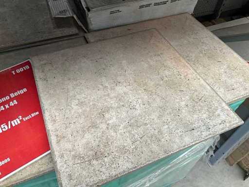 70,72m2 cisamono beige floor tile (44x44)