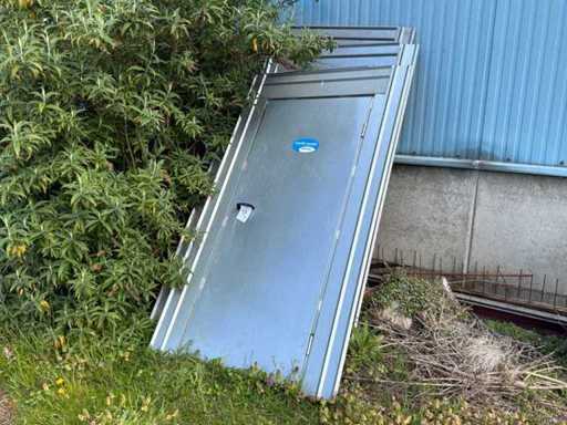 Metalen werfdeur (5x)