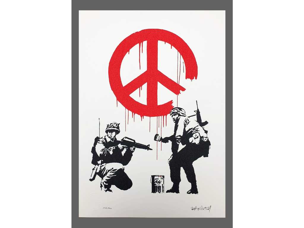 Banksy - CDN Soldaten - Lithografie
