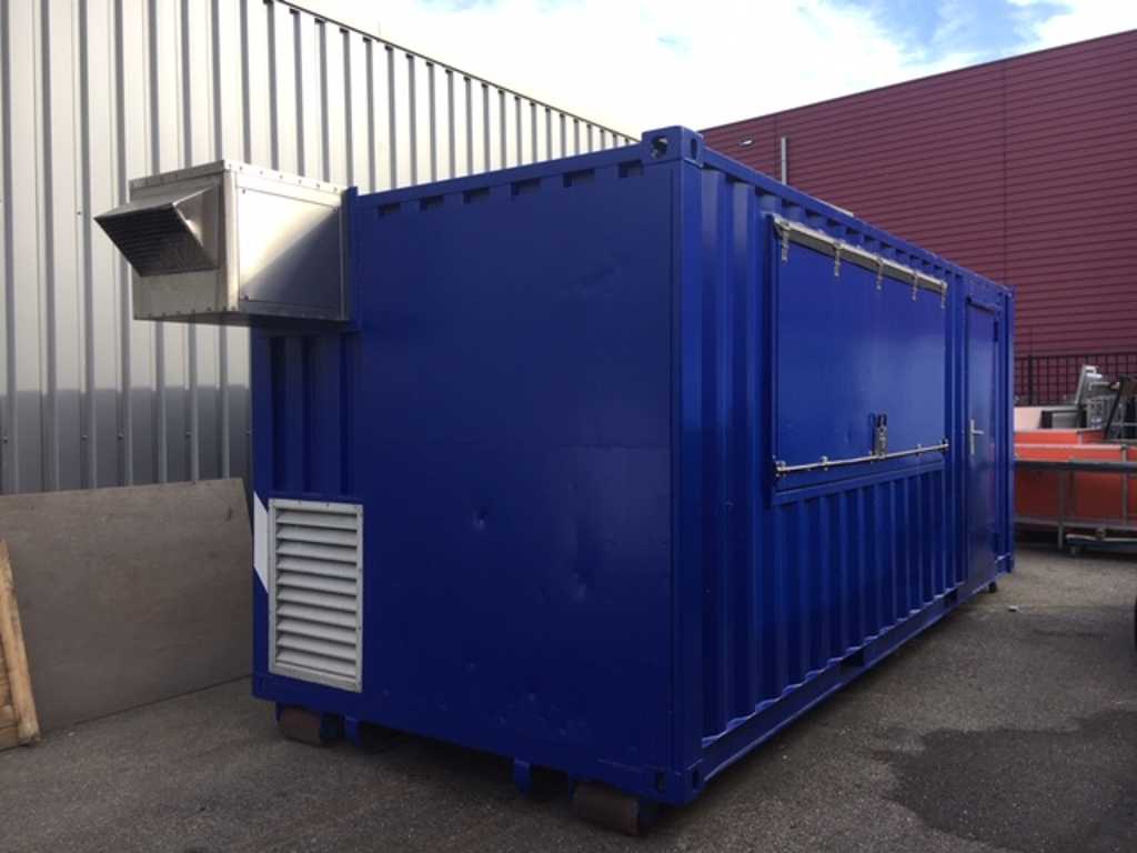 Container (20 ft) with complete catering kitchen