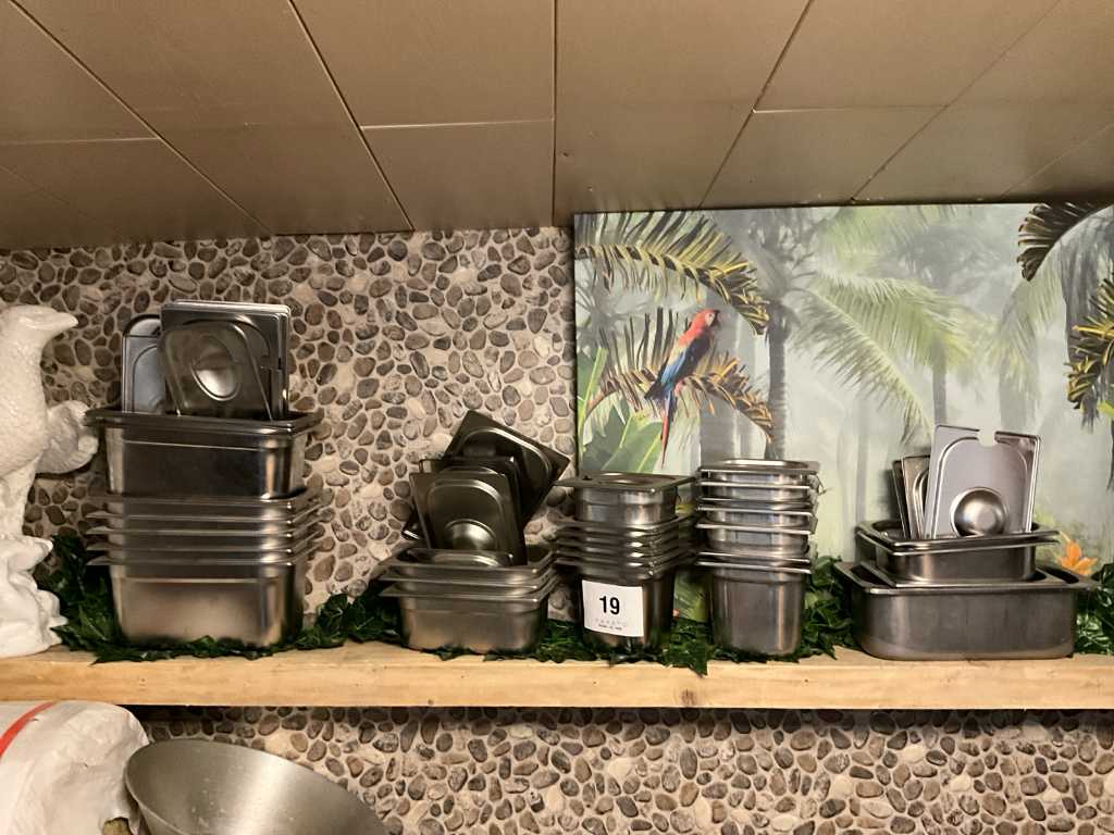Plm 28 diverse rvs Gastronormbakken