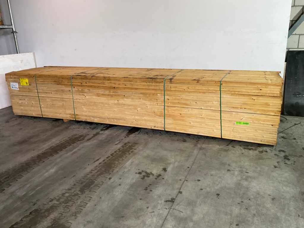 Spruce board 500x19.5x3.2 cm (25x)
