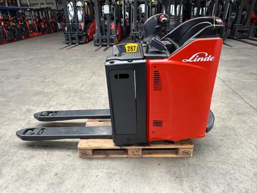 2018 Service + UVV 12/2025 Linde T20SP 2.000Kg stacker Electric pallet truck ant 5.681 hours