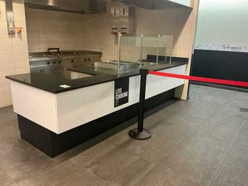 2008 Back Barkoeler met lades + POS-counter