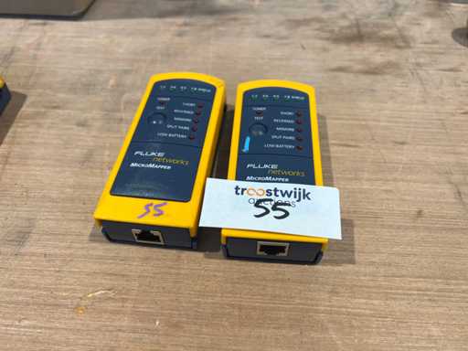 Fluke Networks MicroMapper Netwerkkabeltester (UTP/STP) (2x)