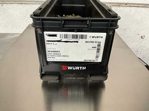 Würth 6,98 kg Sechskantbolzen M8 x 45 im stapelbaren Behälter