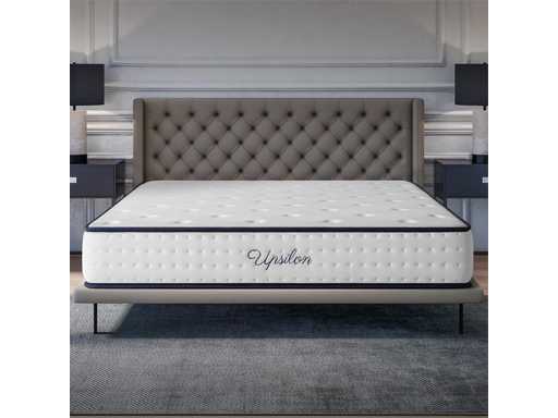 Matelas 140x190 Mémoire de Forme + Blue Latex, 24 cm d'épaisseur + Mousse HR,