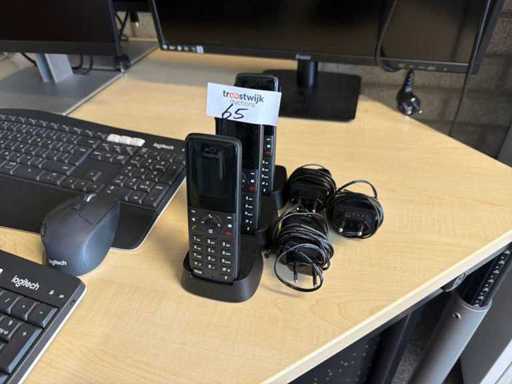 Téléphones VoIP sans fil DECT Yealink (3x)