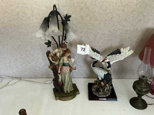 Decoratieve lamp en beeld