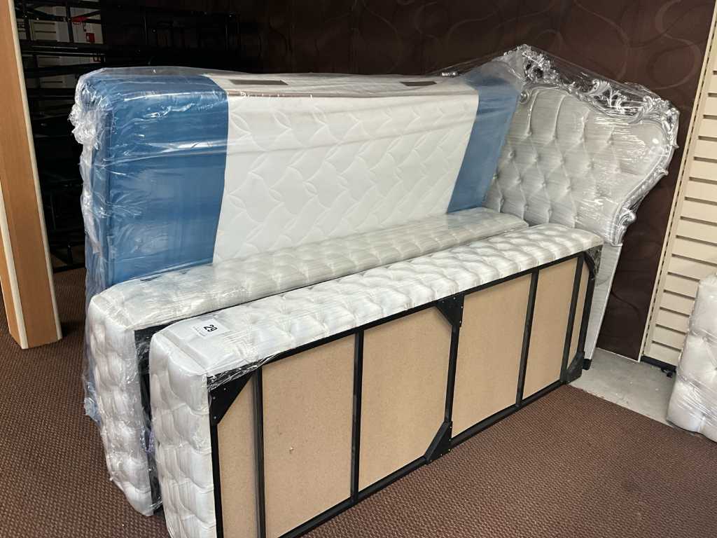 Disassembled 2-piece box spring PARADISE