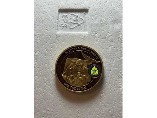 Vaticaanse herdenkingsmunt La Vita di Giovanni Paolo II