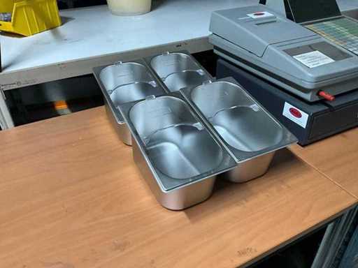 Saro 1/4 GN bestekbakken (4x)