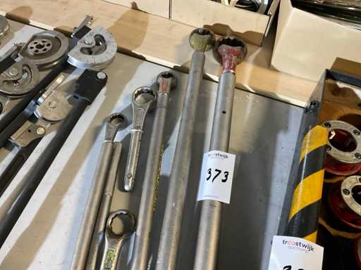 Extension ring wrenches