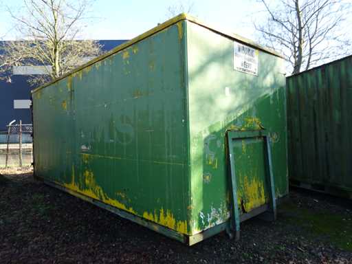 Poubelle à câble fermé