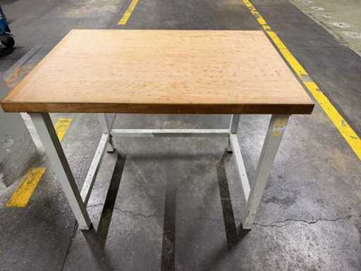 Établi / Établi – 100 × 70 × 85 cm – Plateau en bois massif