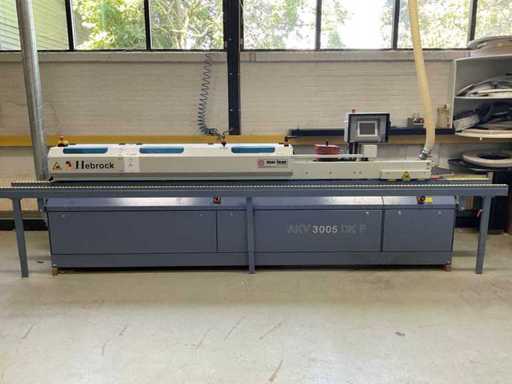 2008 Hebrock AKV 3005 DK-F Półautomatyczna Maszyna Oklejania Krawędzi