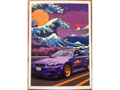 DEATH NYC : Nissane Skyline R34 & Kanagawa Wave 71/100