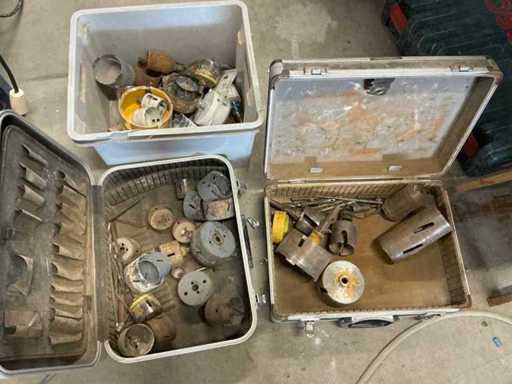 Partij klok- en kroonboren