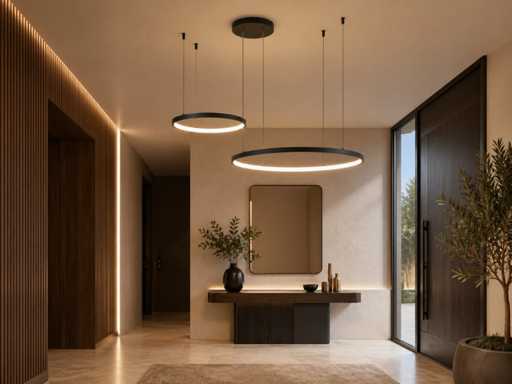 Orien Zand Zwart Hanglamp 80cm&40cm Duo Ring 50W LED 3CCT & 3 Stappen Dim(2x)
