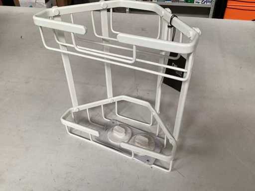 Differnz shower rack white (18x)