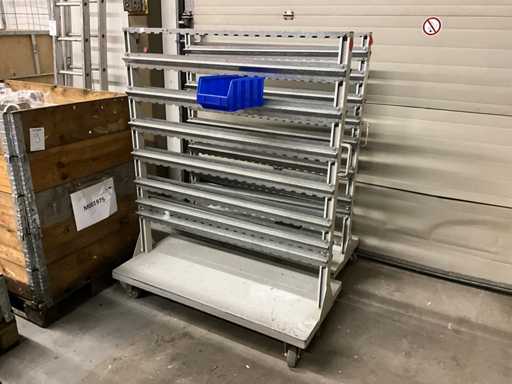 Chariot de transport pour bacs de rangement