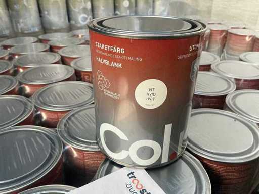 Peinture d’extérieur Col.r White 1000 ml (204x)