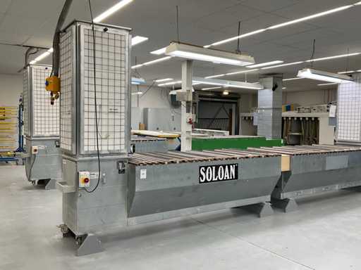 2001 Soloan SEC 3000 Mobiele afzuigtafel