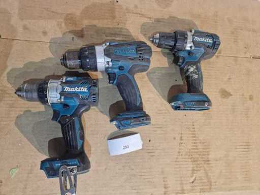 Makita Boor-/schroefmachine (3x)