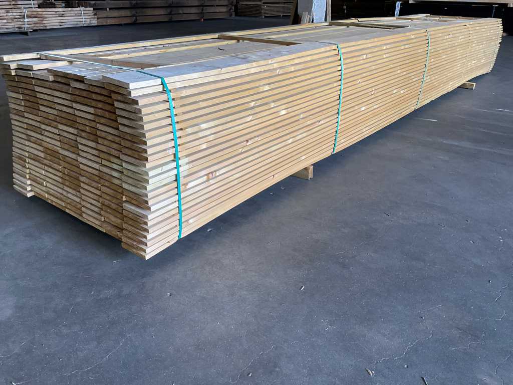 Spruce planks impregnated planed (162x)