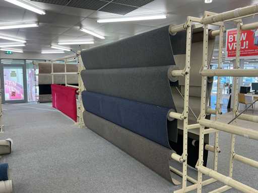 Batch of carpet rolls