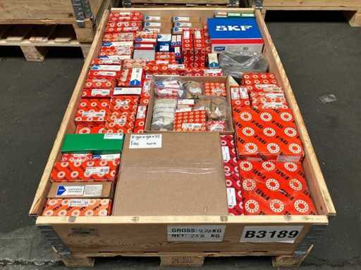 FAG, SKF en INA - Partij industriële lagers 248KG