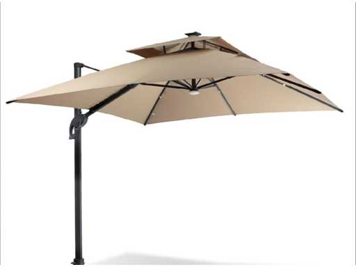 Maxxgarden 21236 Naples-Luxury Cantilever Parasol (6x)