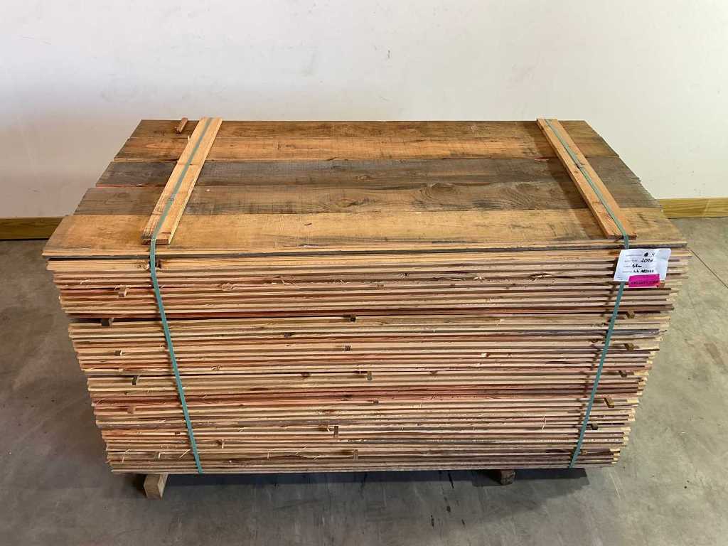 douglas plank met halfhoutverbinding 180x18x2 cm (71x)