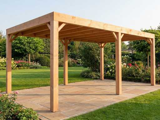 Progetto soggiorno esterno 314x600x244 cm