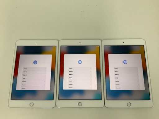 Apple - iPad mini 4 Wifi 32/128GB Srebrny (3x)