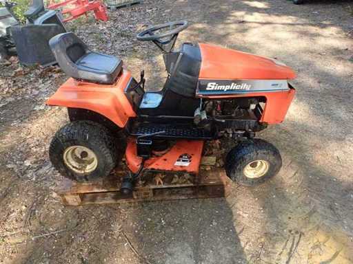 Simplicity ride-on mower