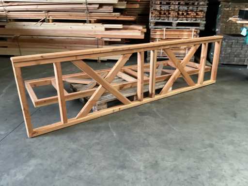 Balustrada Douglas 278x9x73 cm (2x) 