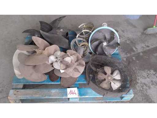 Voorraad van industriële axiale propellers ventilatie