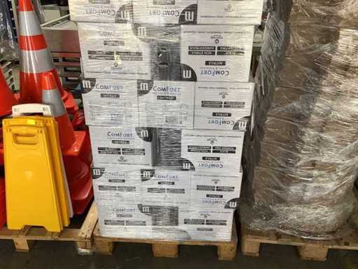 Confort - Hygiène et protection - Gants noirs taille M - Jetables (20x)