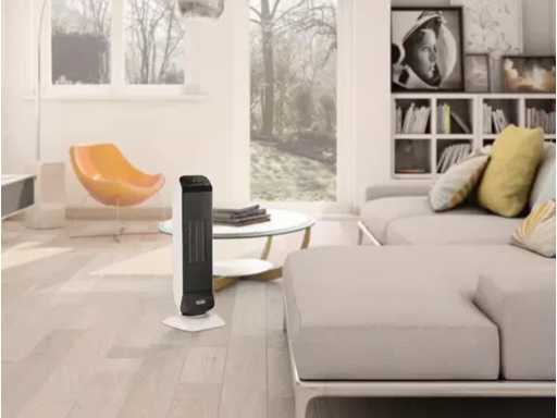 DeLonghi HFX25S20 keramische geventileerde verwarming met 2000 W met twee vermogensniveaus