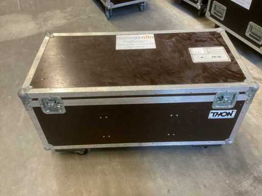 Transportcase mit 4 Lenkrollen Innenaufteilung 2-fach