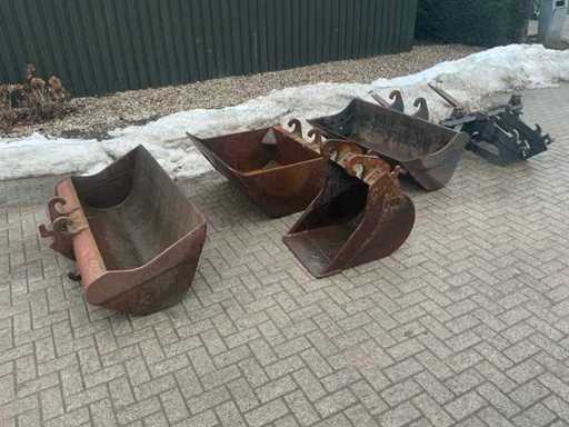 Graafbakken en palletvorken CW10 (5x)