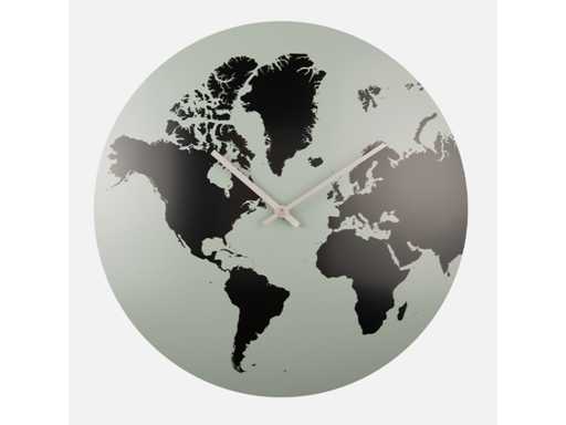 Karlsson - Carte du monde - Horloge murale (20x)