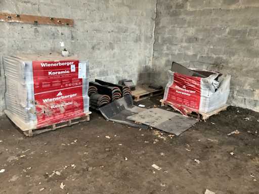 Koramic Storm pan vario 18 negru mat Serie de țigle de acoperiș