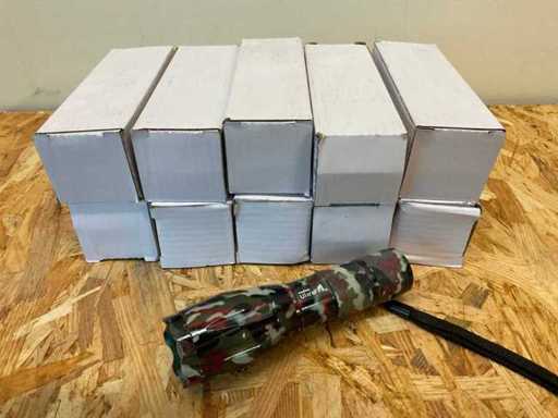 Aluminium-LED-Taschenlampen (10x)