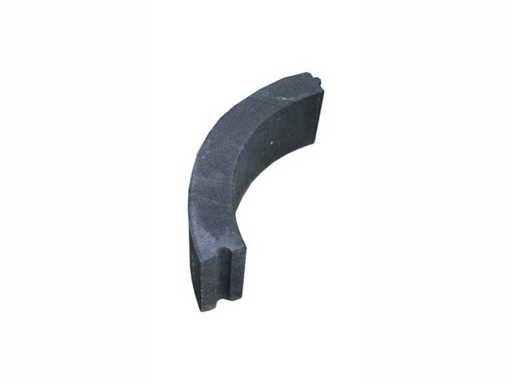 Curved Collar - Anthracite - 10 x 20 x 78.5 (144x)