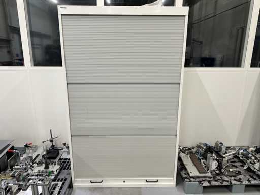 THURMETALL Armoire à tiroirs avec volet roulant